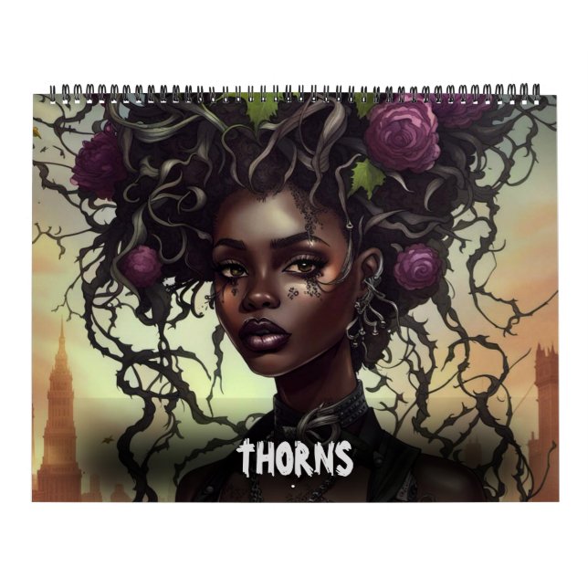 ThORNS by Ivy and Fladdermus Gothic Art Kalender (Omslag)