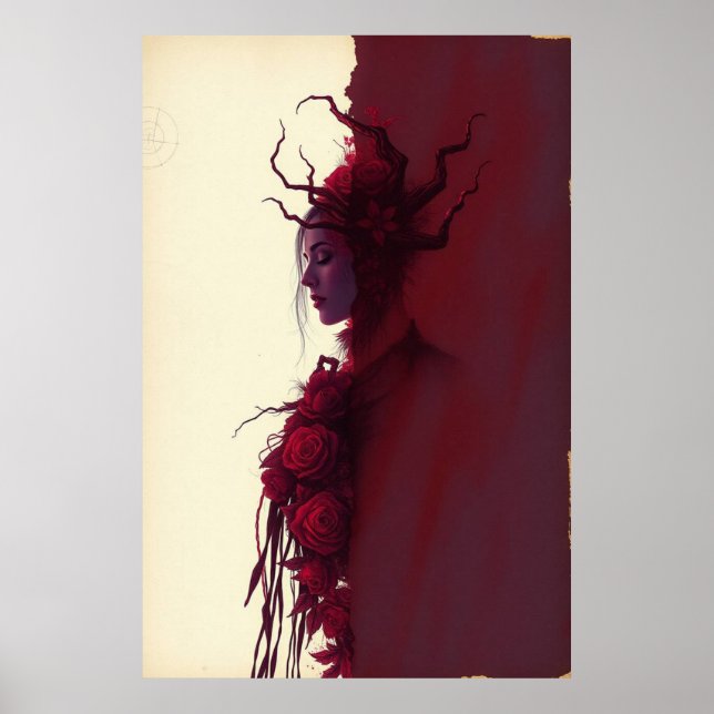 Thorns & Grace: Crimson Bloom Poster (Framsidan)