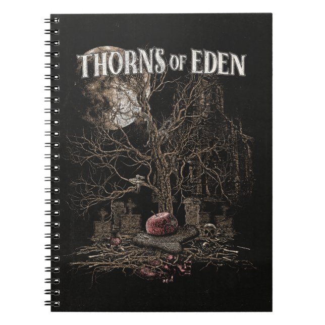 Thorns of Eden - Gothic Streetwear Design Anteckningsbok (Framsidan)