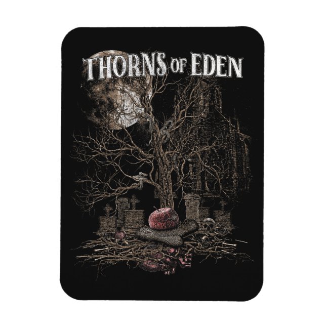 Thorns of Eden - Gothic Streetwear Design Magnet (Vertikal)