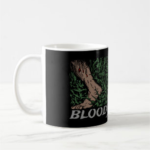 Thorns Skull Ro Feet Medieval Färgad Blommigt Kaffemugg