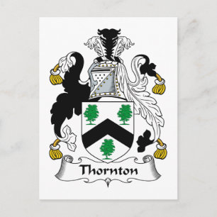 Thornton Family Crest Vykort
