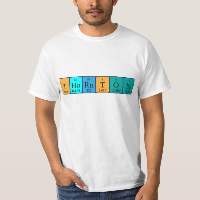 Thornton Periodisk skjorta bord namn T-shirt (Framsida)
