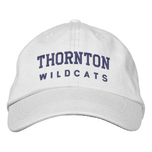THORNTON W I L D C A T S Embroied Hat Broderad Keps