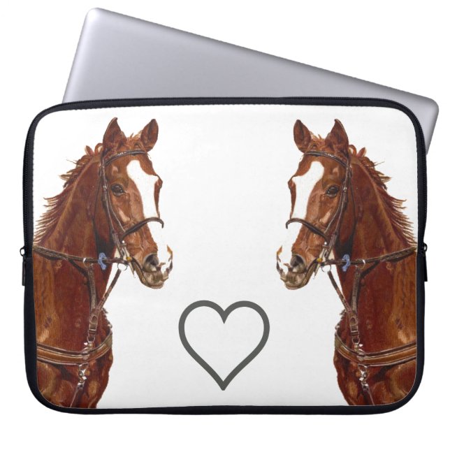 Thoroughborn Horse Laptop sleeve (Framsidan)