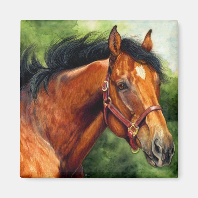 Thoroughborn Horse Magnet (Framsidan)