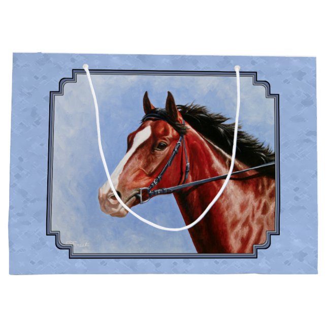 Thoroughborn Horse Racehorse Blue (Baksidan)
