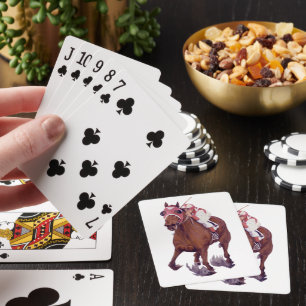 Thoroughborn Horse Wins Tävling Casinokort