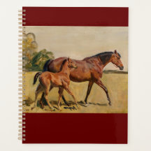 Thoroughborn Mare and Foal Munnings Planner
