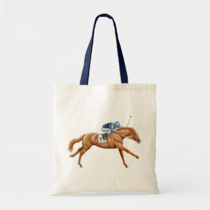 Thoroughbred Racehorse Tote Bag Tygkasse