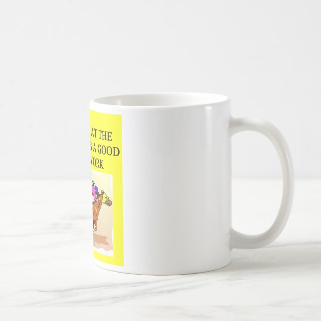 thoroughbredhästkapplöpning kaffemugg (Höger)