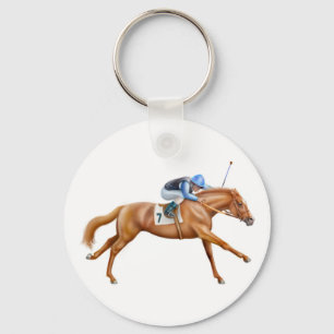 ThoroughbredRacehorse Keychain Nyckelring
