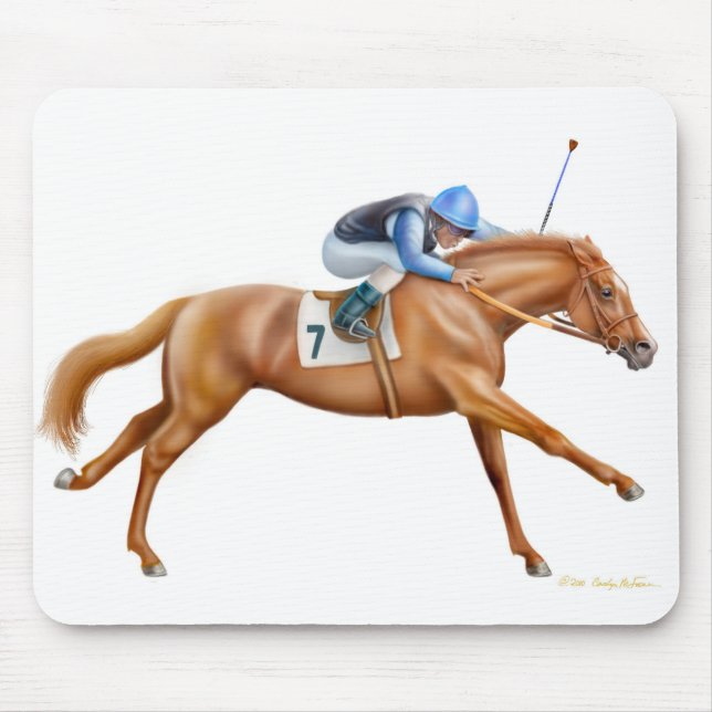 ThoroughbredRacehorse Mousepad Musmatta (Framsidan)