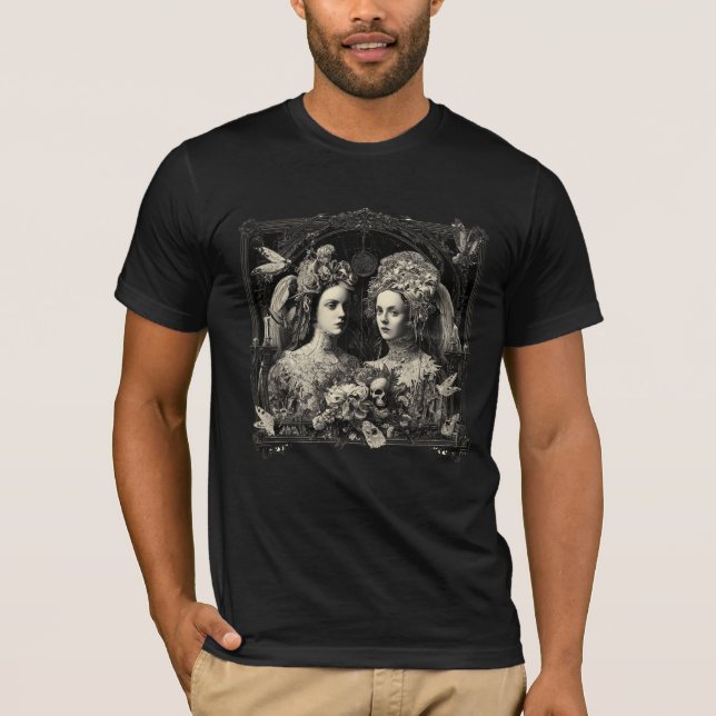 Thoroughbret - Gothic Fine Art T Shirt (Framsida)