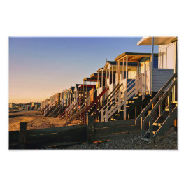 Thorpe Bay Beach Huts Essex England Fototryck