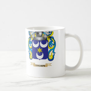 Thorpe familjvapensköld (vapenskölden) kaffemugg