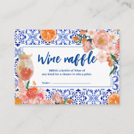 Thors Amore blommigt Möhippa Vin raffle Tilläggskort