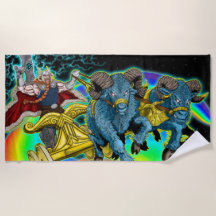 Thors Chariot - Beach Towel