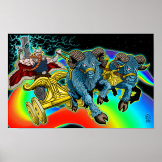 Thors Chariot - Poster