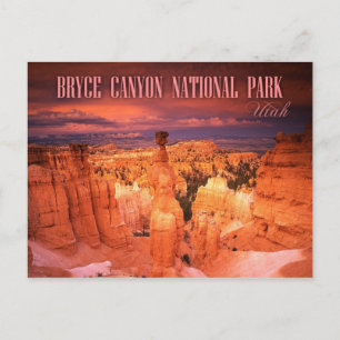 Thors Hammer, Bryce Canyon National Park, UT Vykort