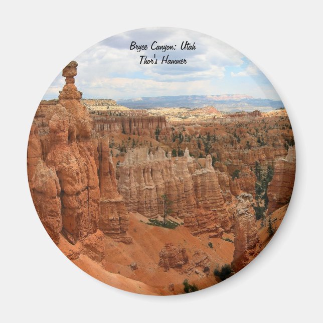 Thors Hammer Bryce Canyon Utah, USA Magnet (Framsidan)