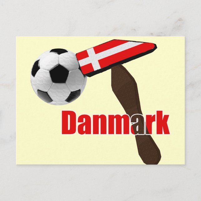 Thors Hammer Danmark Dynamite Fodbold 2014 Vykort (Framsida)
