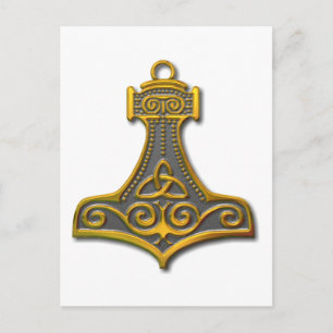 Thors Hammer-guld Vykort