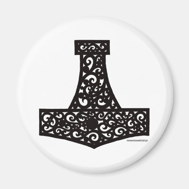 Thors Hammer in Black Magnet (Framsidan)