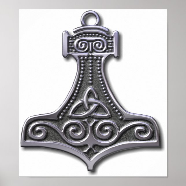 Thors Hammer-silver Poster (Framsidan)