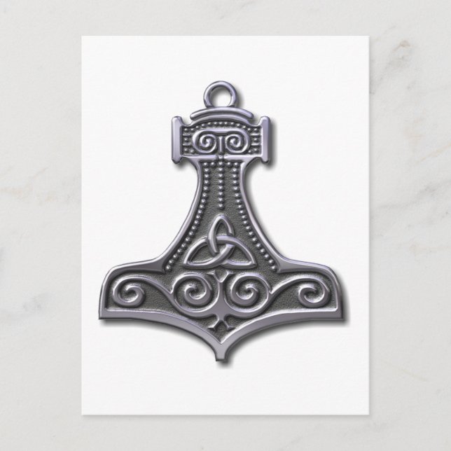 Thors Hammer-silver Vykort (Framsida)