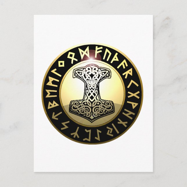 Thors Hammer Vykort (Framsida)