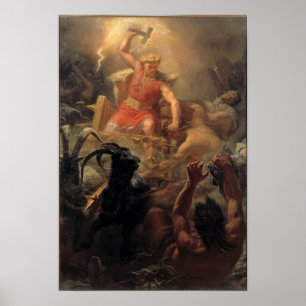 Thors kamp med giganterna poster