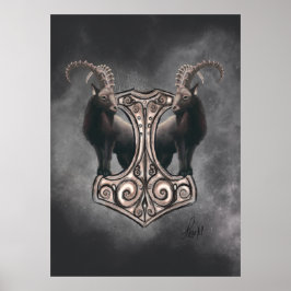 Thor's Might: Mjölnir och Thunderous Assion Poster