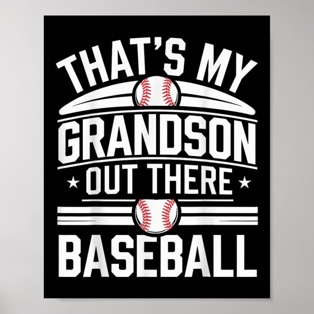 Thors Out Baseball Apparel Quote Sayin Poster (Framsidan)