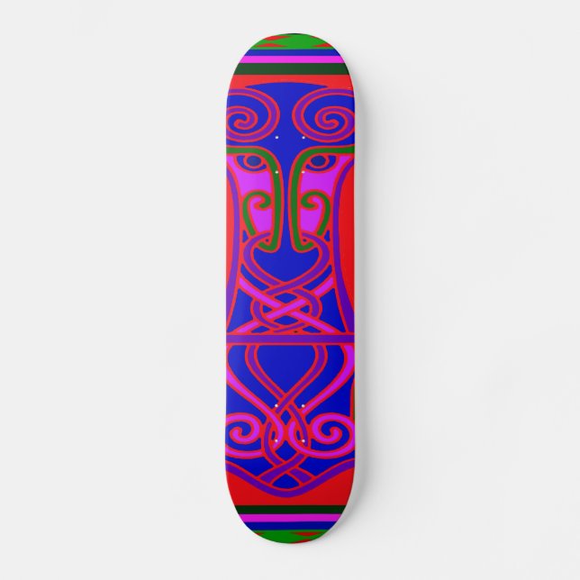 Thors Viking Hammer Skateboard Bräda 21,5 Cm (Framsida)