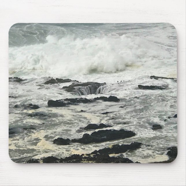 Thor's well, Cape Perpetua, Oregon Kusten Musmatta (Framsidan)