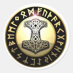 Thor'sen bultar runt klistermärke