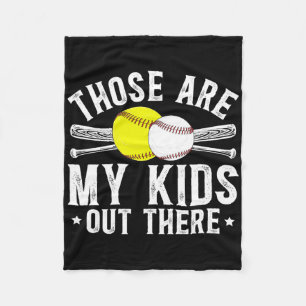 Those Are My Kids Sell Softll Dad Of Llers Fleecefilt