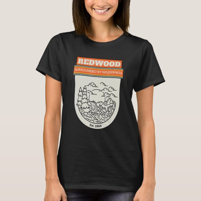 Those Huge Trees National Park California State So T Shirt (Framsida)