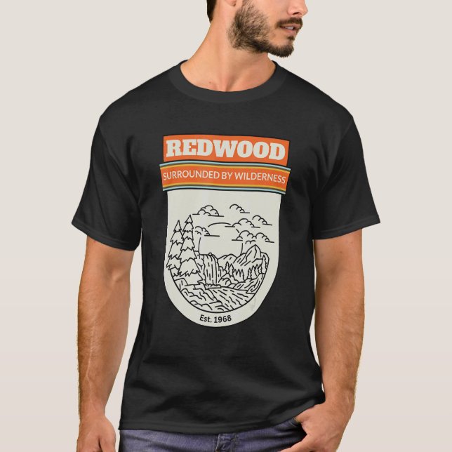 Those Huge Trees National Park California State So T Shirt (Framsida)