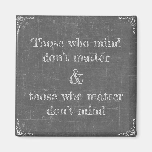 Those who mind magnet (Framsidan)