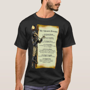 Thoth and the 7 Hermetic Principles Egyptian and G T Shirt