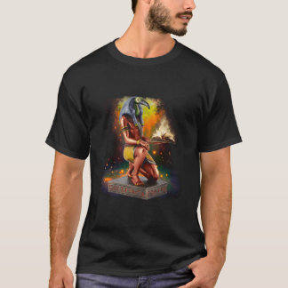 Thoth Den Egyptiska Kunskapsguden T Shirt