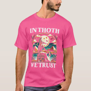 Thoth Egyptian Mythology Diety Ibis Ancient Egypte T Shirt