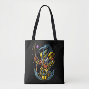 Thoth forntida symbol för egyptisk gudAnkh Scarab Tygkasse