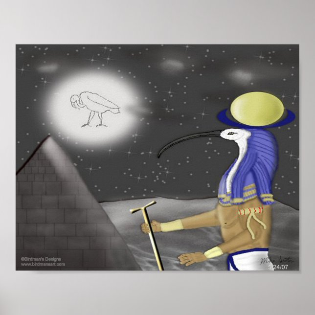 Thoth Måne Gudom Poster (Framsidan)