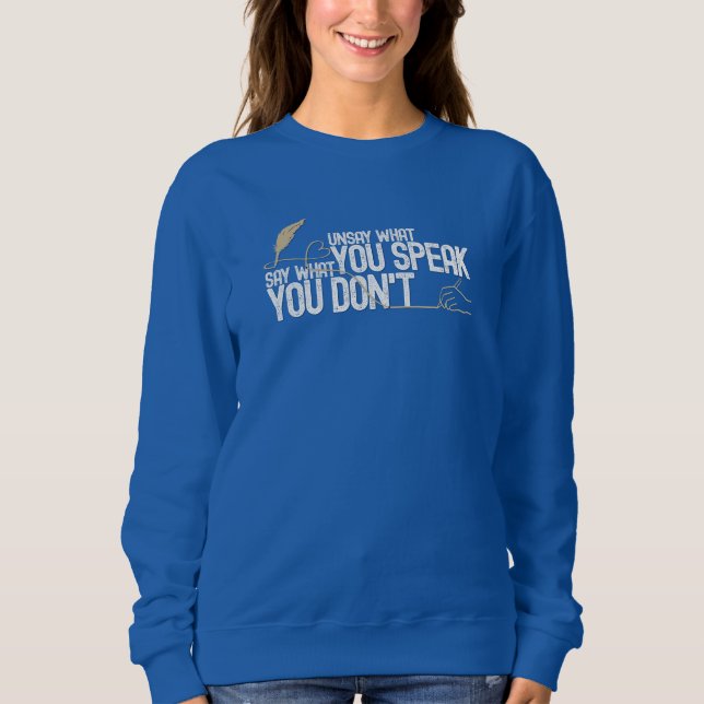 Thought-Provoking Crewneck Sweatshirt T Shirt (Framsida)