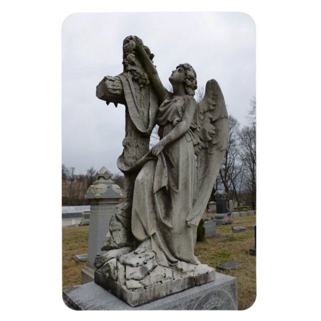 Thoughtfull Angel Premium Magnet (Vertikal)