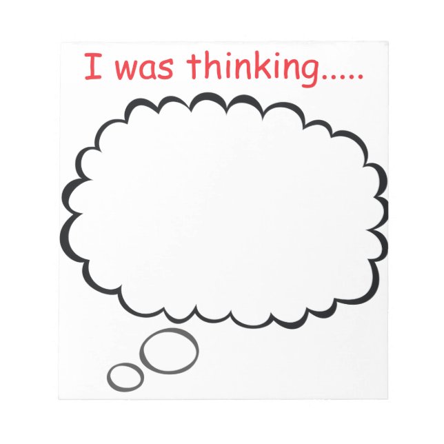 Thoughts Notepad Anteckningsblock (Framsida)