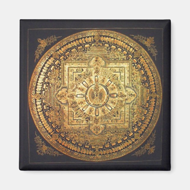 Thousand-Armed Avalokiteshvara Mandala Magnet (Framsidan)